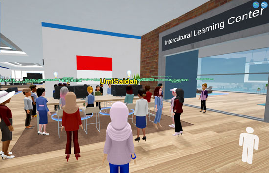 Umi Saidah, observing intercultural interactions to promote intercultural competence on metaverse, Spring 2023.