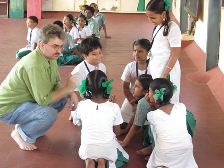 2009-10 Fulbright-Nehru fellowship, Children’s Garden School, Chennai, India. Courtesy, Daniel A Kelin, II
